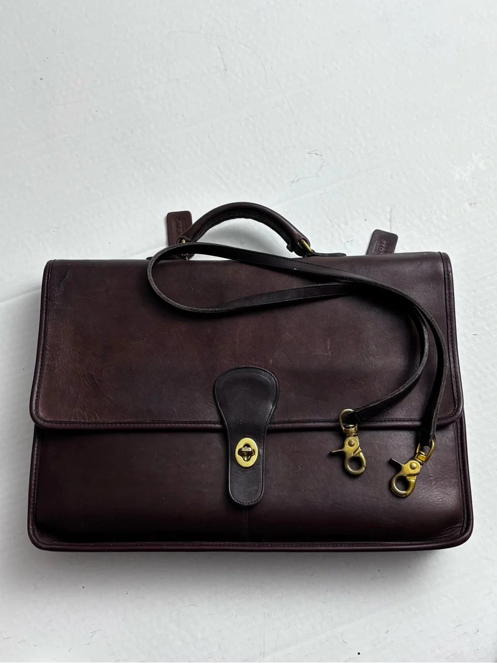 Rare Made in NYC Coach Metropolitan Briefcase Laptop Case Devil Wears Prada